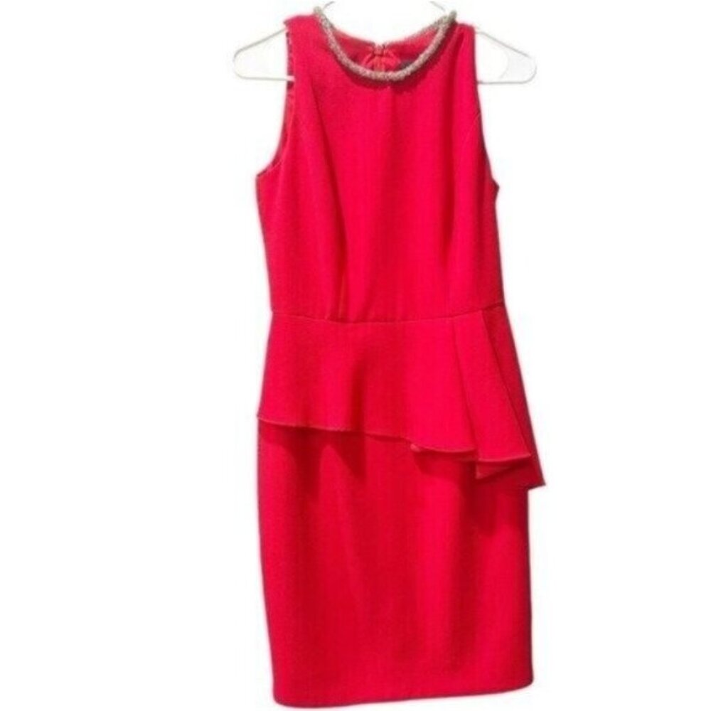 Carmen Marc Valvo Cocktail dress Peplum Money Luxury Classic evening holiday